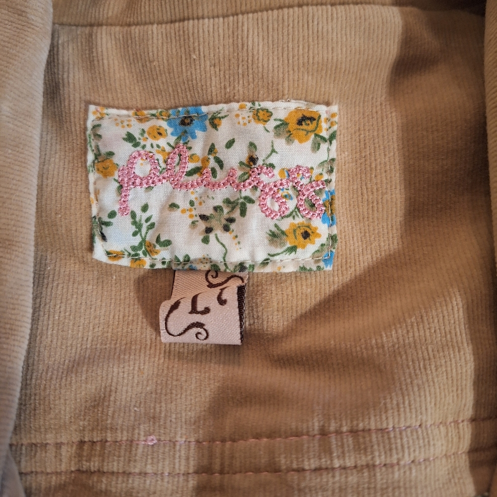 Plugg Khaki Corduroy Jacket Sz LG *V - Picture 5 of 6